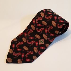 Tabasco theme mens neck tie silk